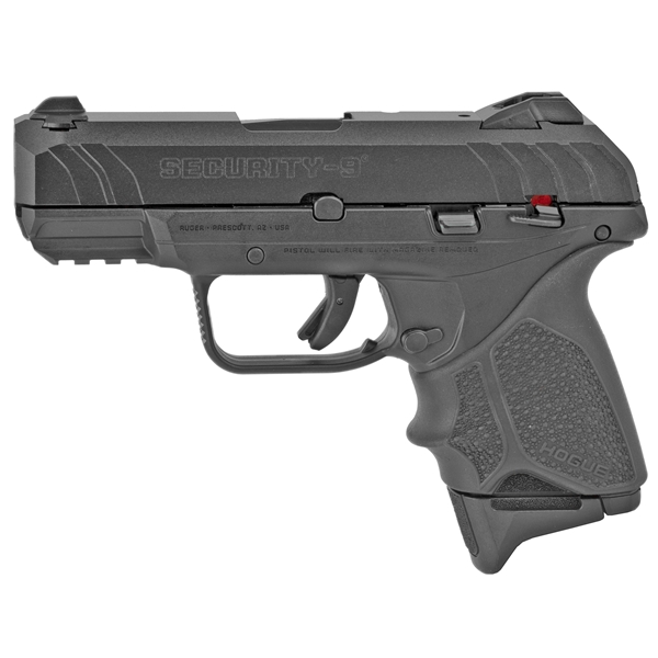 Ruger Sec-9 9mm 3.4" Blk 10rd Hogue