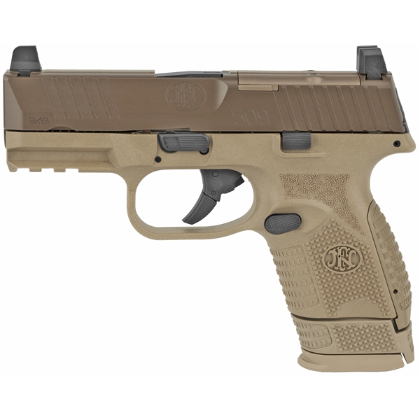 Fn 509 Compact Mrd 3.7" 9mm 10rd Fde