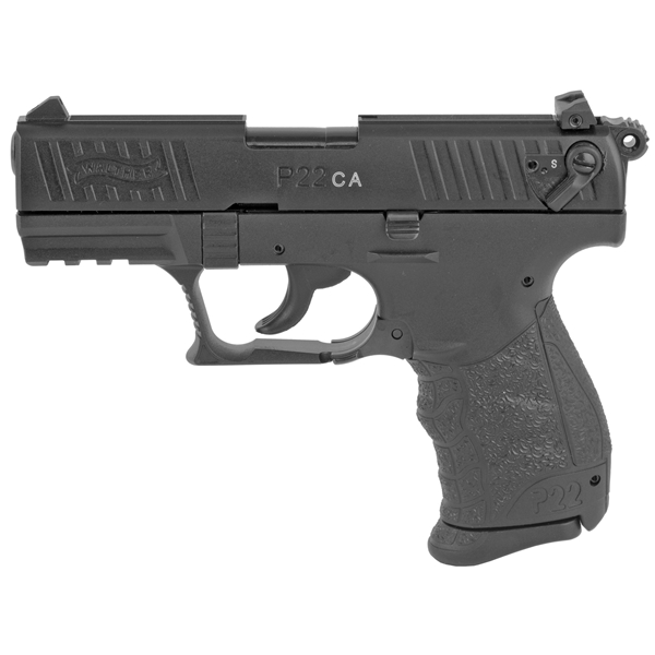 Wal P22 22lr 3.4" Blk 2-10rd Ca