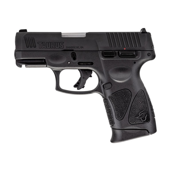 Taurus G3c 9mm 3.26" Blk As 12rd Ms