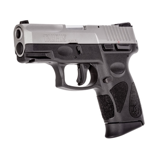 Taurus G2c 9mm 10-shot 3-dot - Adj. Matte Ss Polymer