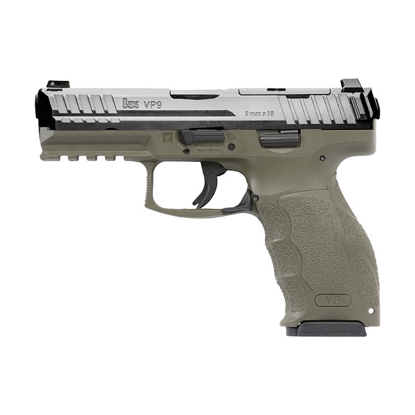 Hk Vp9 9mm 4.09" 2-17rd Grn