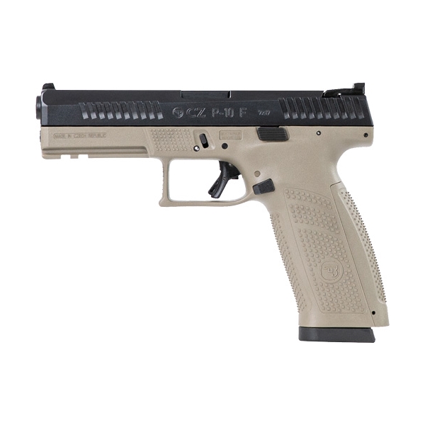 Cz P-10 F 9mm Fs 19-shot Fde - Frame Reversible Mag Catch