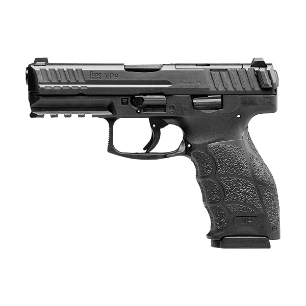 Hk Vp9 9mm 4.09" 17rd Blk 2mags