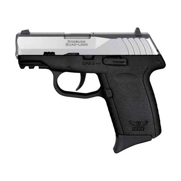 Sccy Cpx2-tt Pistol Gen 3 9mm - 10rd Ss/black W/o Safety