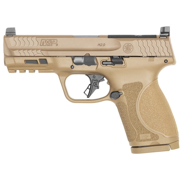 S&w M&p 2.0 9mm 4" 15rd Nts Or Fde