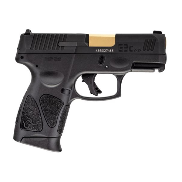 Taurus G3c 9mm Blk/blk Gold Bbl 12+1