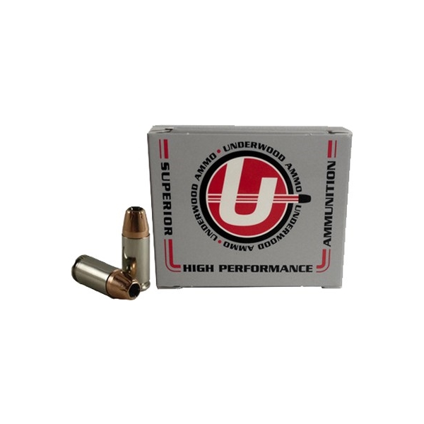 Underwood 9mm Luger +p 124gr - 20rd 10bx/cs Xtp Jhp