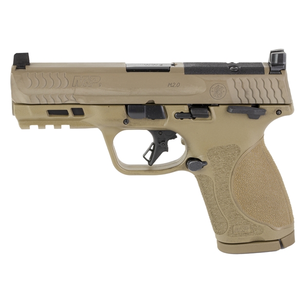 S&w M&p 2.0 9mm 4" 15rd Ts Or Fde