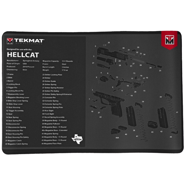 Tekmat Pistol Mat Sprngfld Hellcat