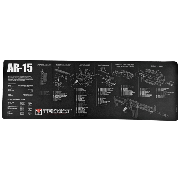 Tekmat Rifle Mat Ar15 Blk