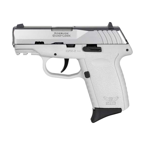 Sccy Cpx2-tt Pistol Gen 3 9mm - 10rd Ss/white W/o Safety