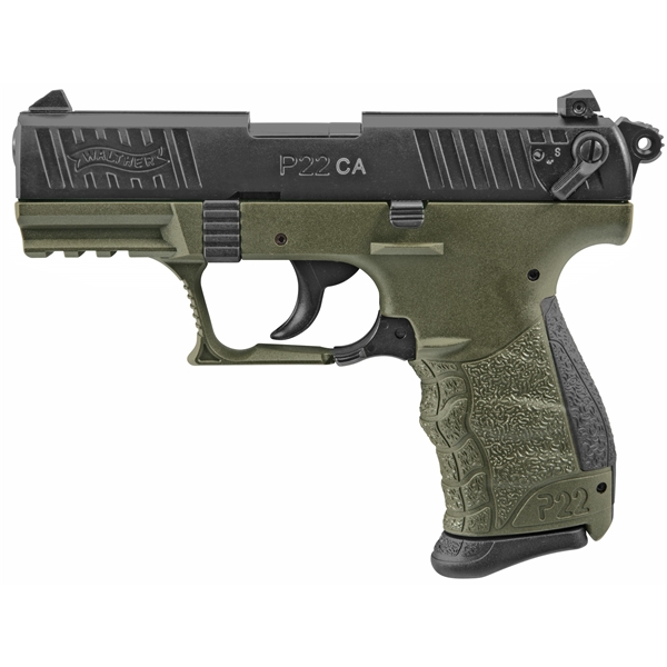 Wal P22 22lr 3.4" Mil Grreen Ca