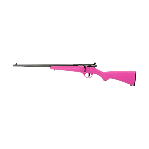 Savage Rascal Youth Singleshot - Lh .22lr Acu Trg Blued/pink