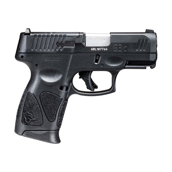 Taurus G3c 9mm 10-shot 3-dot - Adj. 3.26" Matte Optics Ready