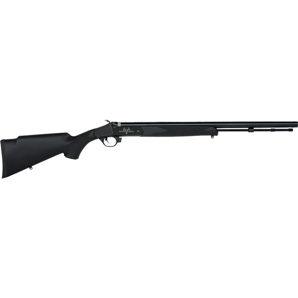 Traditions Buckstalker Xt - Youth .50 Cal 24" Blue/blk Syn