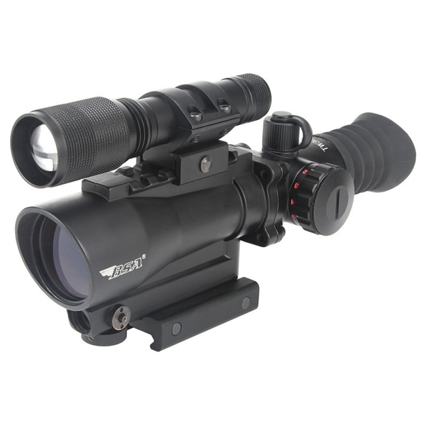 Bsa Tactical Weapon Sight - W/ 650nm Laser And Light