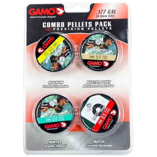 Gamo Combo Pack 1000 Assrtd .177 Pel