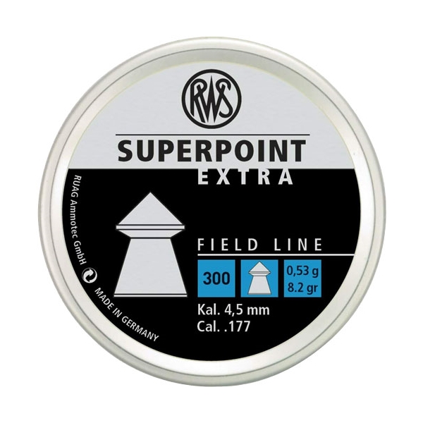 Rws Pellets .177 Superpoint - Extra 8.2 Grains 300-pack