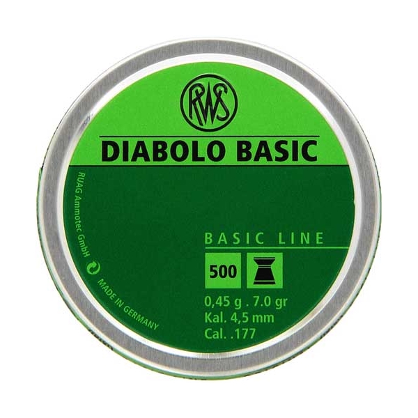 Rws Pellets .177 Diabolo - Basic Line 7.0 Grains 300-pack