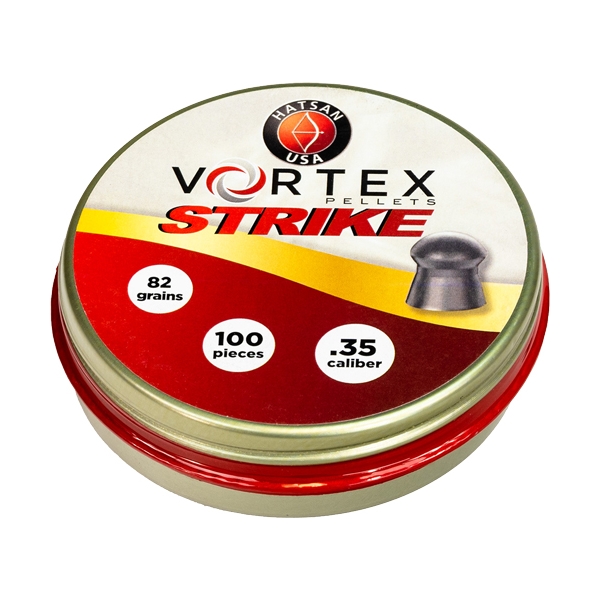 Hatsan Vortex Strike Pellets - .35 81.02gr 100 Per Tin