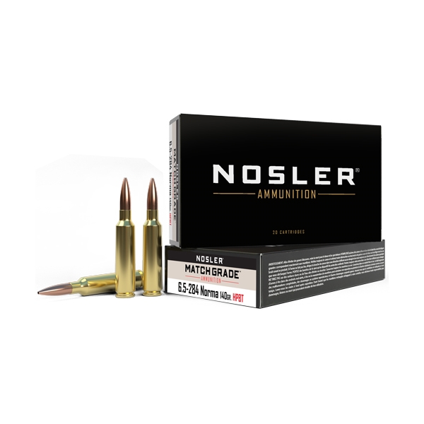 Nosler Match 6.5mm X 284 Norma - 20rd 10bx/cs 140gr Custom Hpbt