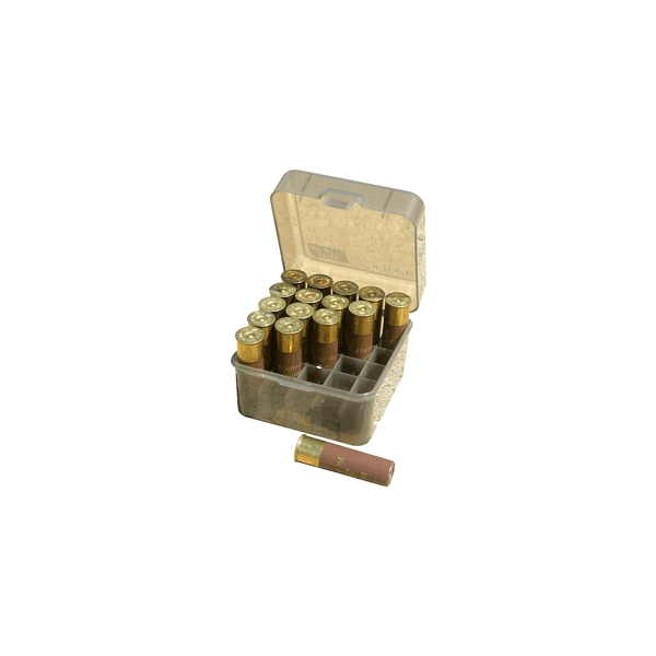 Mtm Ammo Box Shotshell 12/10ga - 3.5" Shells 25-rounds Clr Smke