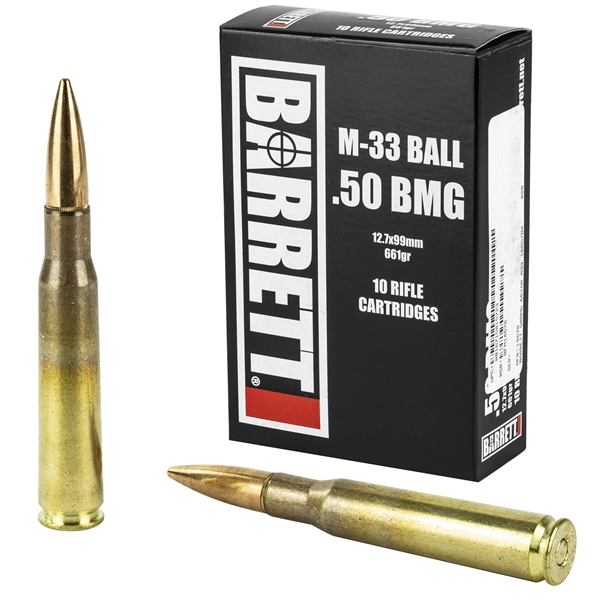 Barrett 50bmg 661gr M33 10rd/bx