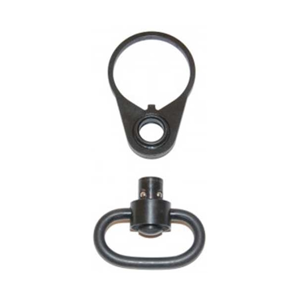 Guntec Qd Single Point Sling - Adapter W/qd Swivel Black