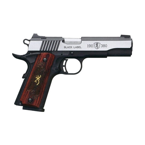 Browning 1911-380 Black Label - Medallion Pro 4.25" Nt St Wood