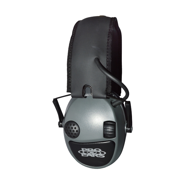 Pro Ears Silver 22 Ear Muff - Electronic W/padded Base Blk