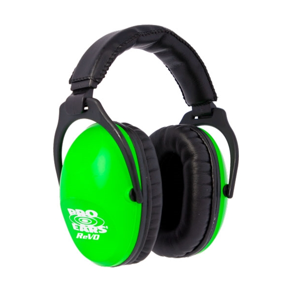 Pro Ears Revo Ear Muff - Passive Neon Green