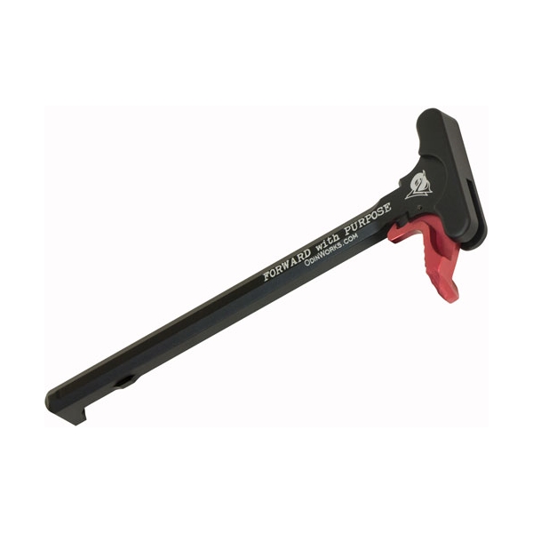 Odin Extended Charging Handle - Red For Ar-15