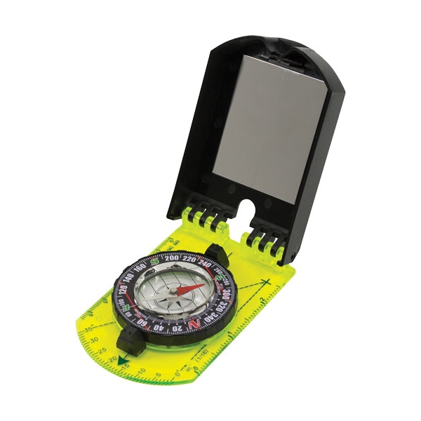 Ust Hi Vis Folding Map Compass - W/swivel Bezel 2.3oz