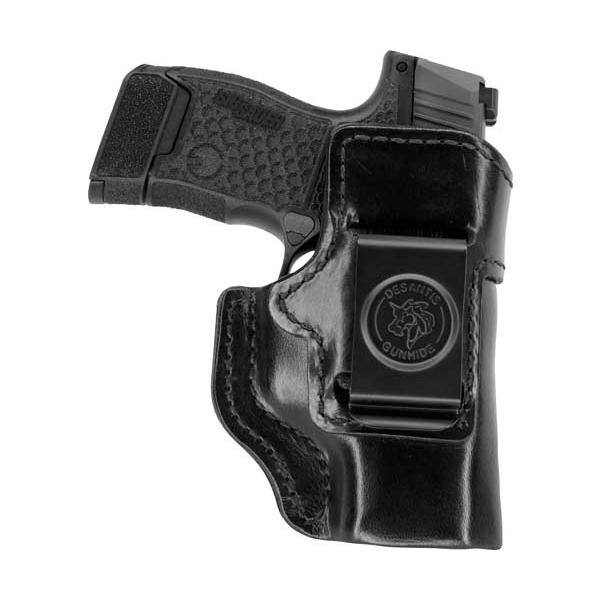 Desantis Inside Heat Holstr Rh - Iwb Leather M&p 380 Shld Ez Bl