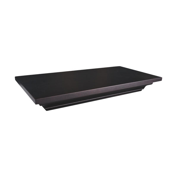 Lockdown In Plain Sight Shelf - Stained 24"wx11.75"hx3.25"d