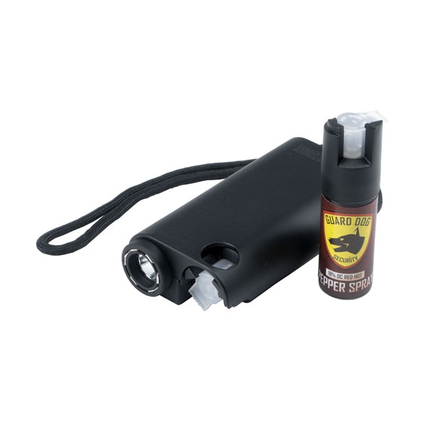 Guard Dog Olympian 3-in-1 Blk - Stun Gun/light/pepper Spray