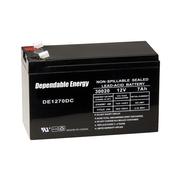 American Hunter Battery - Rechargeable 12v 7amp Tab Top