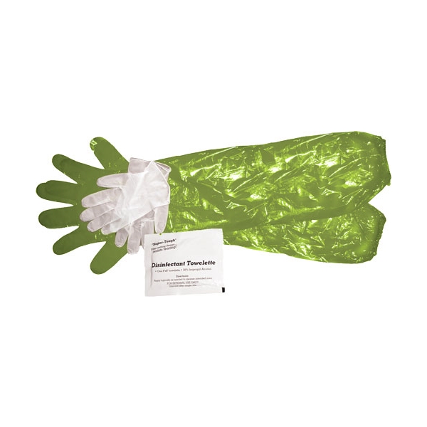 Hme Game Cleaning Glove Combo - Shoulder & Wrist W/towlette