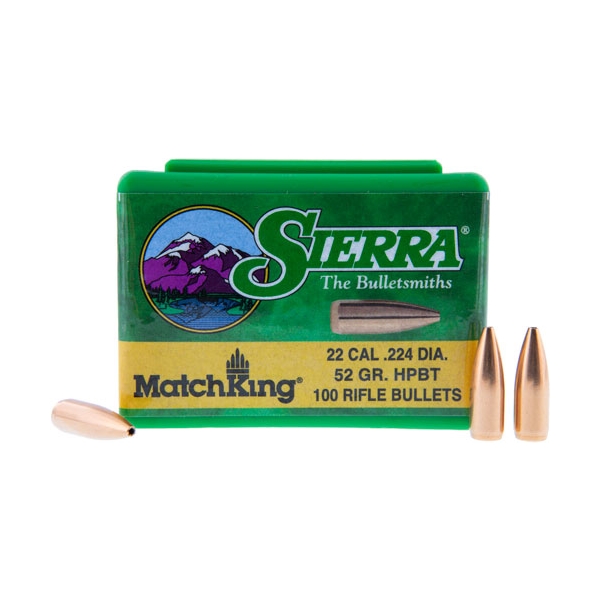 Sierra Matchking .224 52gr 100ct