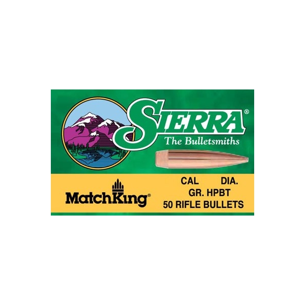 Sierra Bullets .30 Cal .308 - 220gr Hp-bt Match 100ct