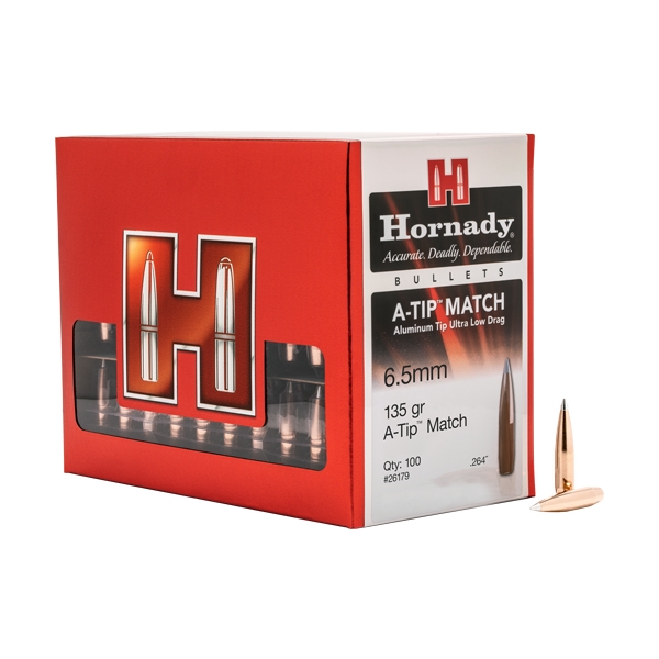 Hrndy A-tip 6.5mm .264 135gr 100ct