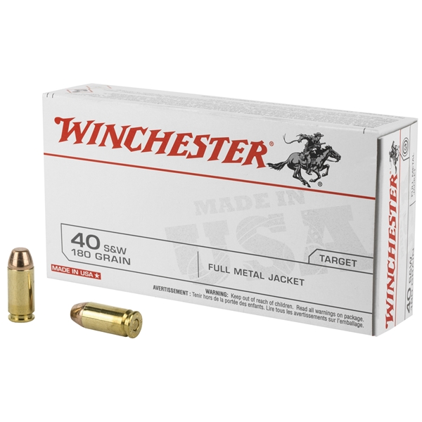 Win Usa 40sw 180gr Fmj 50/500