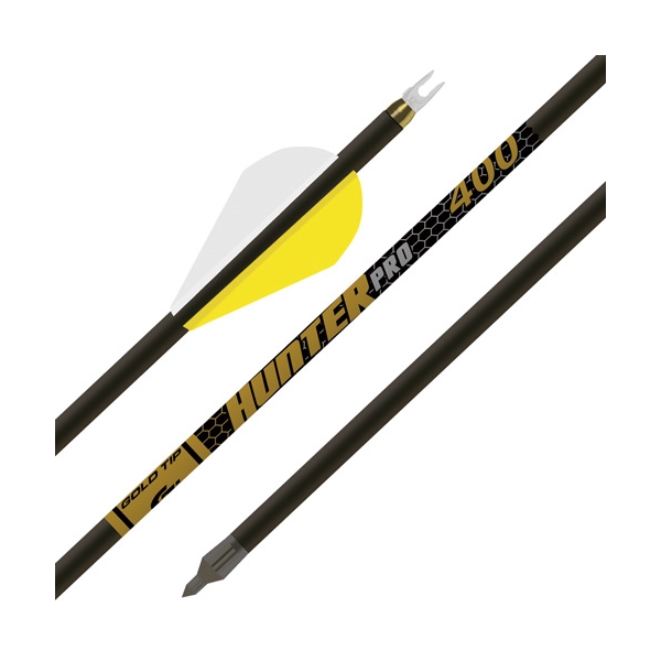 Gold Tip Arrow Hunter Pro 340 - 2" Raptor Vanes 1/2doz