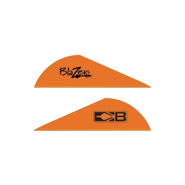 Bohning Blazer Vanes - 2" Solid Neon Orange 100pk