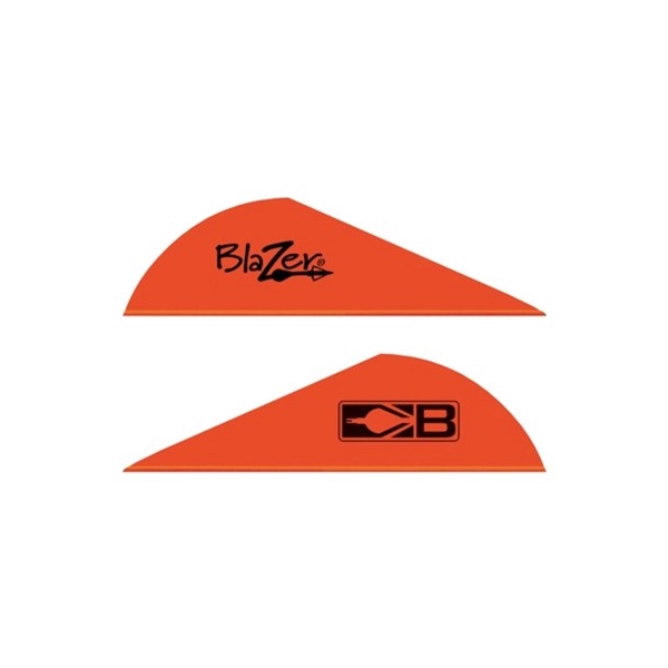 Bohning Blazer Vanes - 2" Solid Neon Red 36pk