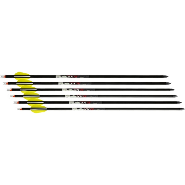 Wicked Ridge Xbow Arrow Xx75 - 20" Aluminum Alpha Nock 6pk