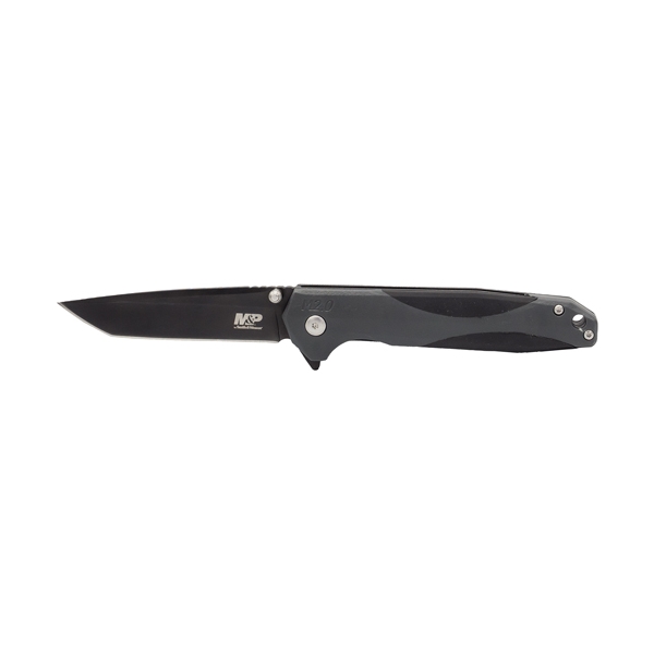 S&w Knife M&p M2.0 2-tone Clip - Folder 3.5" Tanto Fngr Flipper