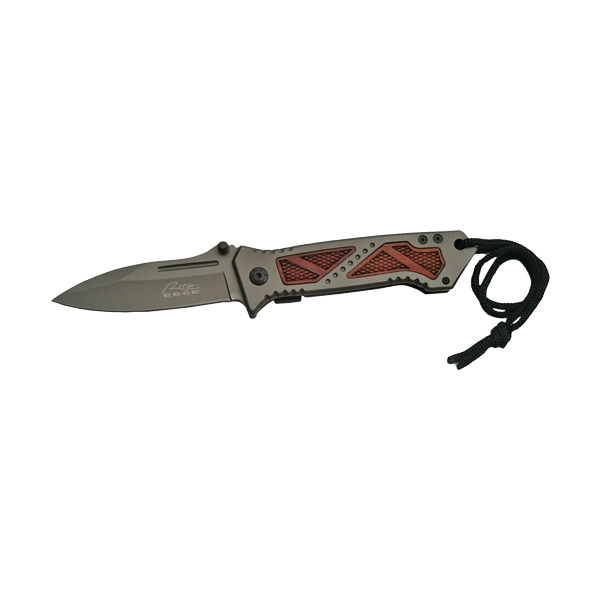 Guard Dog Knife Metal/wood - Handle Folder 4"!