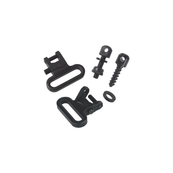 Toc Talon 1" Swivels & Screw - Set Quick Release Steel Black